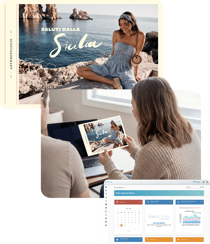 Mail with popular apparel brands featured