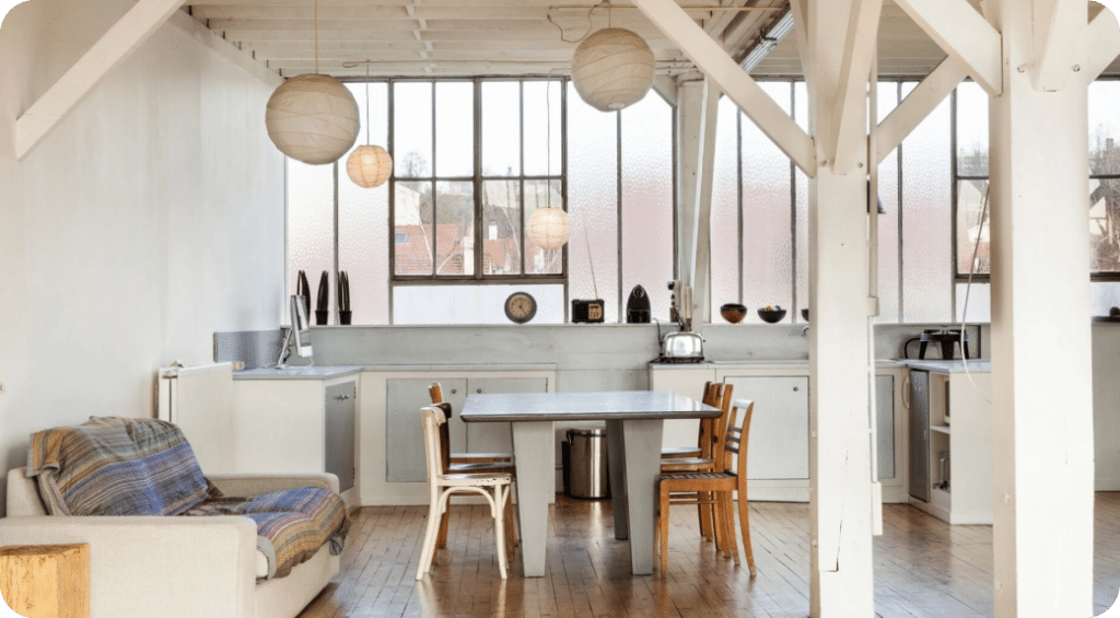 Image of a room decorated with high quality furniture