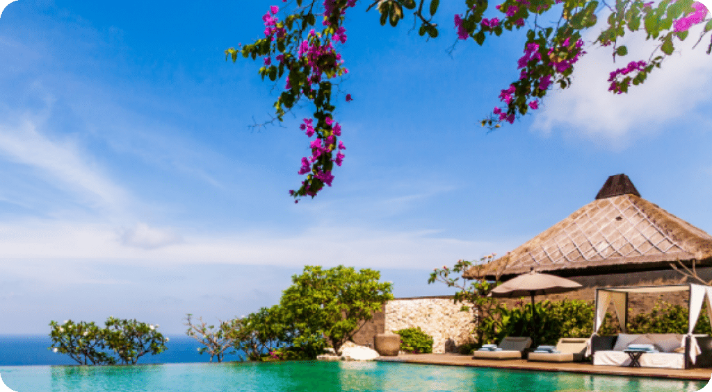 Image of tropical vacation island