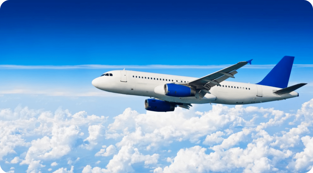 Image of airplane in flight