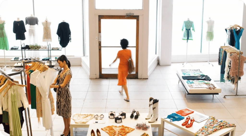 clothing store interior