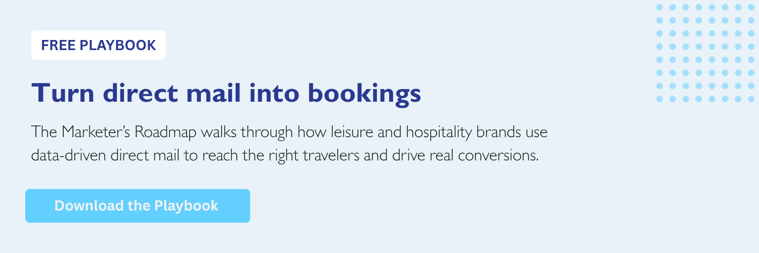 Turn direct mail into bookings